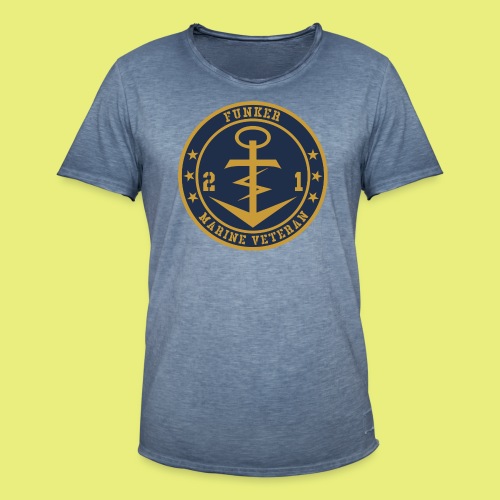 Marine Veteran 21er FUNKER - Männer Vintage T-Shirt