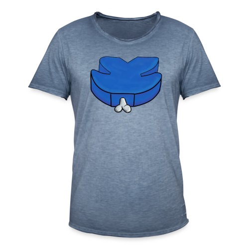 Blue Safe - Männer Vintage T-Shirt