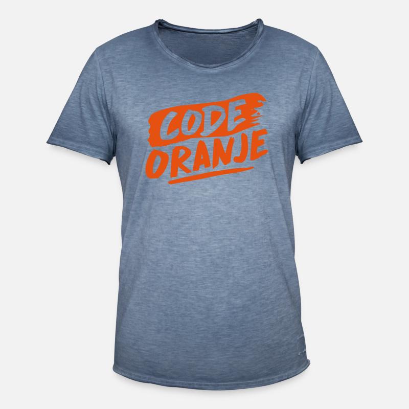 Code orange - Men's Vintage T-Shirt - vintage denim