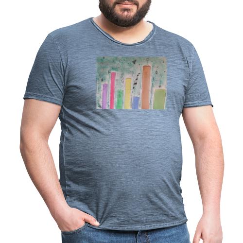 Abstrakte Kunst Motiv 7 - Männer Vintage T-Shirt