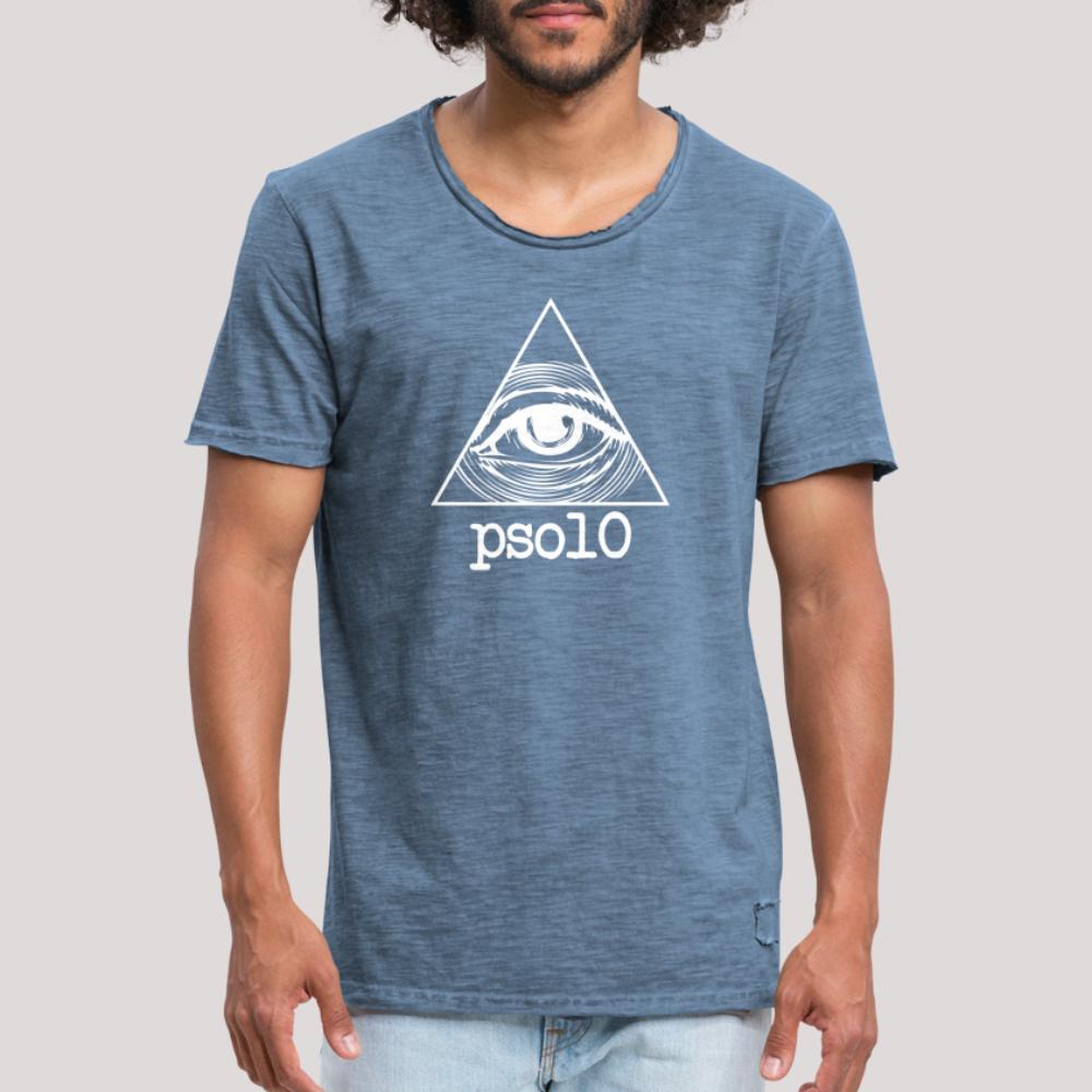 pso10 weiß - Männer Vintage T-Shirt Vintage Denim