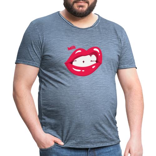Lips 2020 - T-shirt vintage Homme