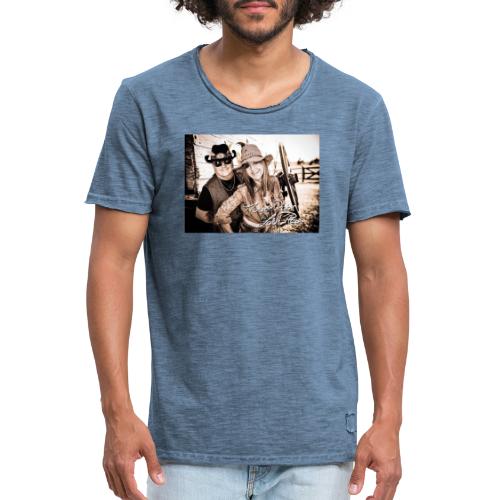 MasterRobin & LadyPless Westernlook - Männer Vintage T-Shirt