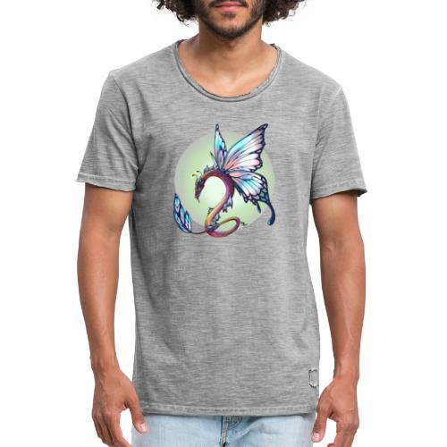 Dragon - fly - T-shirt vintage Homme