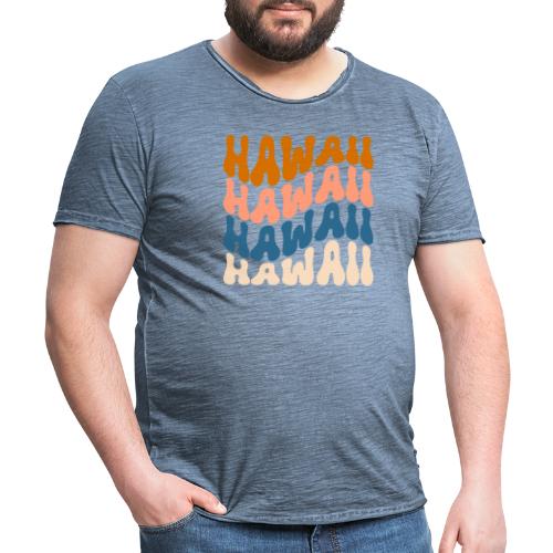 Hawaii - Männer Vintage T-Shirt