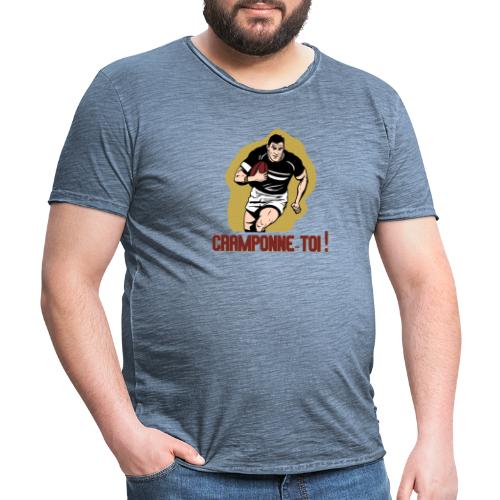 CRAMPONNE-TOI ! (Rugby) - T-shirt vintage Homme