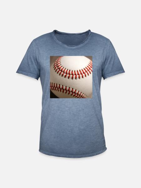 Baseball - Men's Vintage T-Shirt - vintage denim
