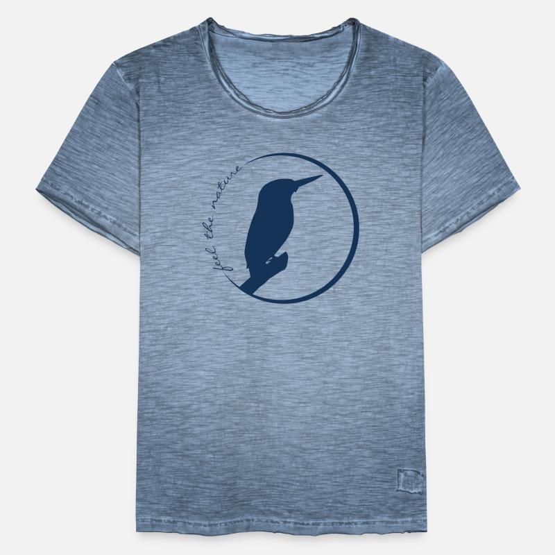 feel the nature - Eisvogel Männer Vintage T-Shirt
