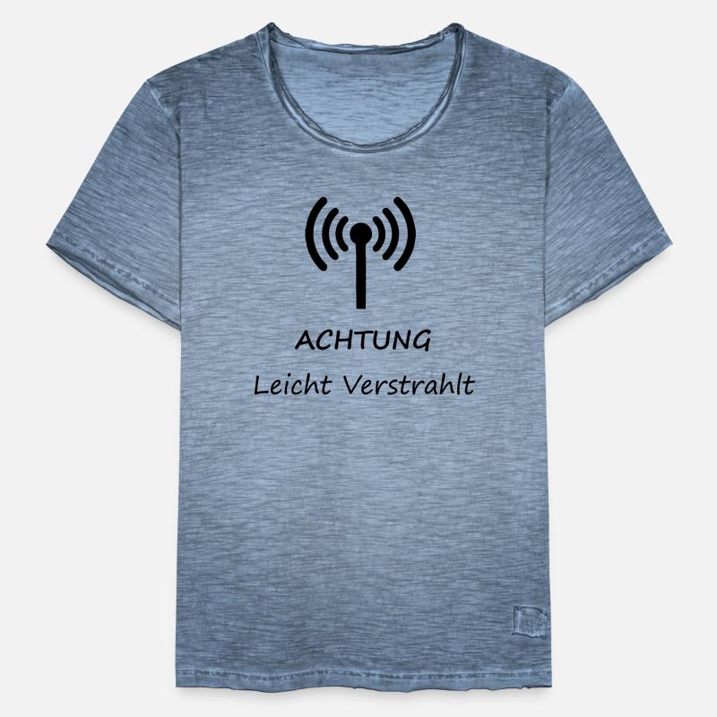 Attention Light Irradiated Men's Vintage T-Shirt