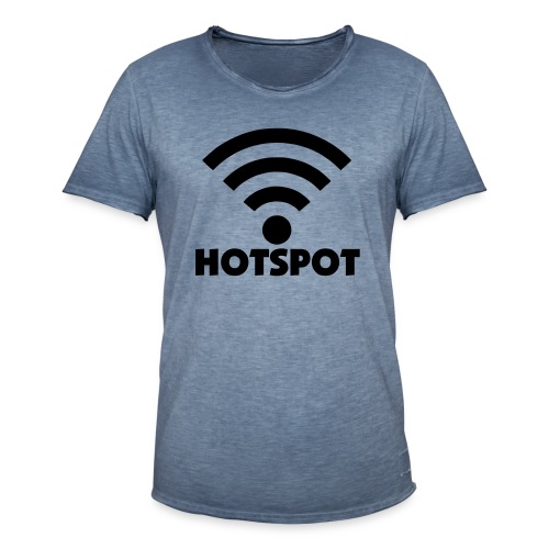 wifi hotspot - Mannen Vintage T-shirt