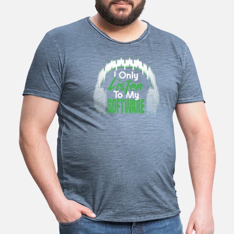 Programmer Coder Software Developer Men's Vintage T-Shirt