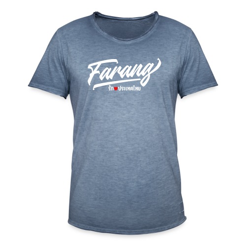 Farang loves Thailand Urlaub Expat - Männer Vintage T-Shirt