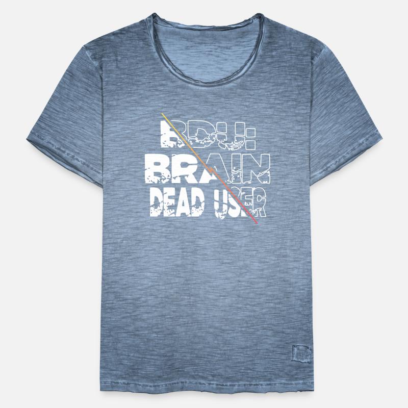 sayings coding gift idea hack the box encrypt Männer Vintage T-Shirt