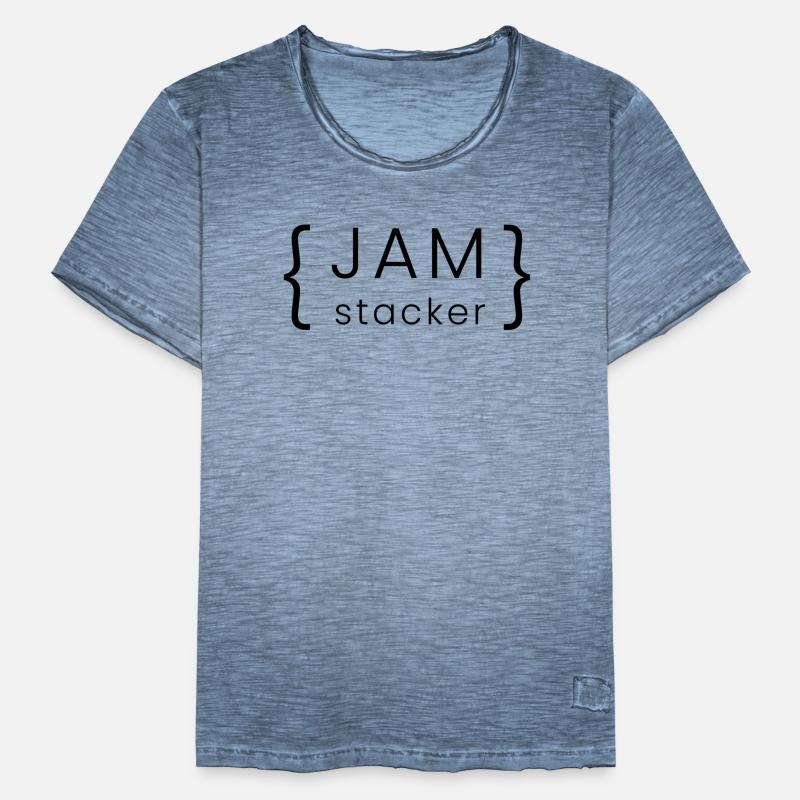 JAMstack - Javascript, APIs, Markup DeTypo Designs Männer Vintage T-Shirt