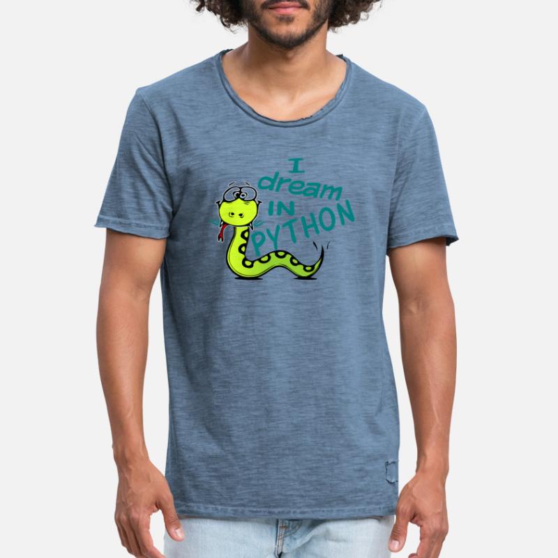 Python programmer Men's Vintage T-Shirt