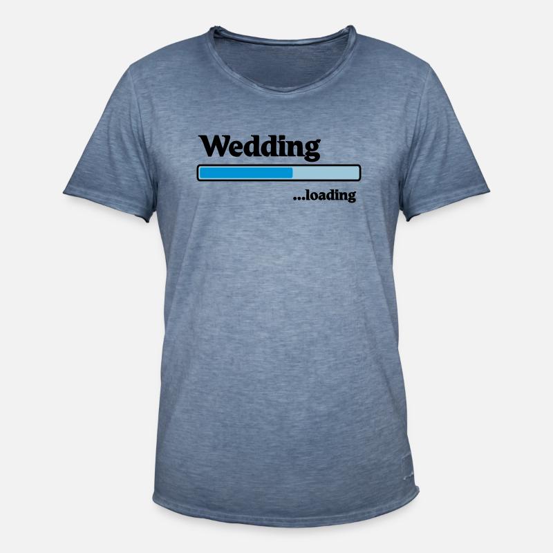 Wedding loading - Männer Vintage T-Shirt - Vintage Denim