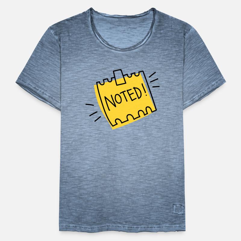 Note Note Note Sketch Men's Vintage T-Shirt
