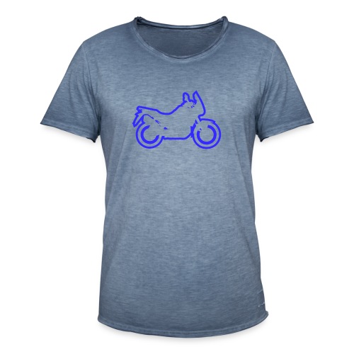 at symbolik blau - Männer Vintage T-Shirt