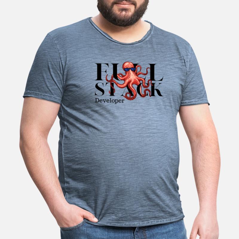 Full Stack Developer - Krake - IT - Developer Men's Vintage T-Shirt