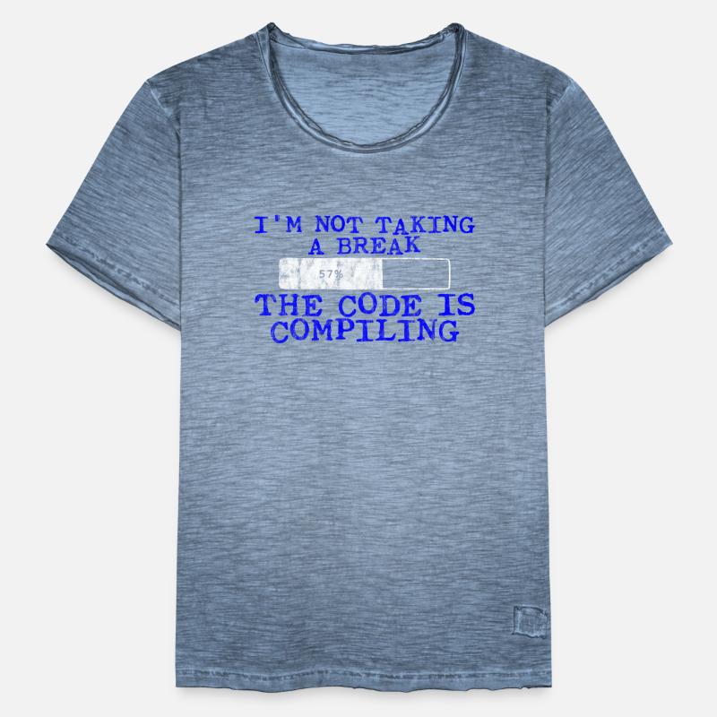Je ne fais pas de pause, le code compile 3 T-shirt vintage Homme