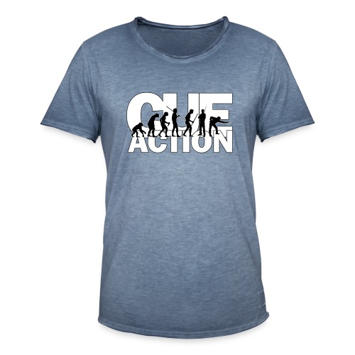 CueAction Evolution - Männer Vintage T-Shirt
