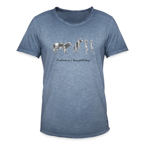 Evolutie - Mannen Vintage T-shirt