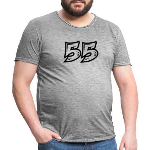 Terävä 55, läpinäkyvänä - Miesten vintage t-paita