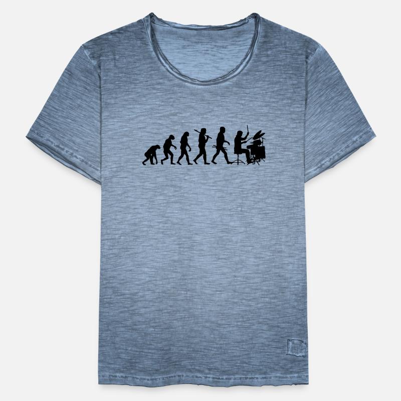Batterie Evolution Percussion Evolution T-shirt vintage Homme