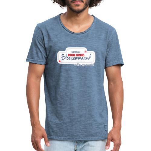 Bloesemmaand Sticker - Mannen Vintage T-shirt