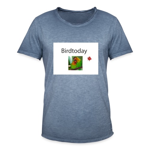 Birdtoday en Knuckels - Mannen Vintage T-shirt