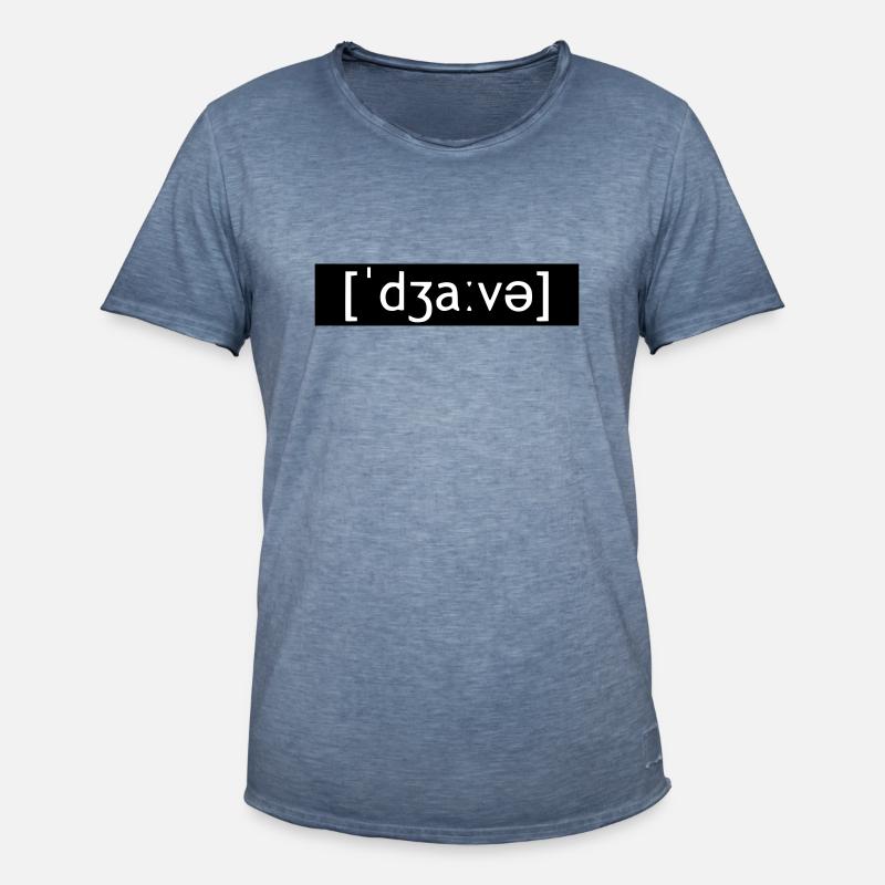 JAVA CODING LAUTSCHRIFT - Men's Vintage T-Shirt - vintage denim