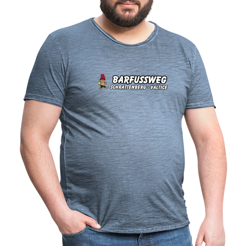Barfussweg - Männer Vintage T-Shirt