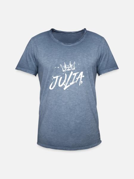 Juliet - Men's Vintage T-Shirt - vintage denim