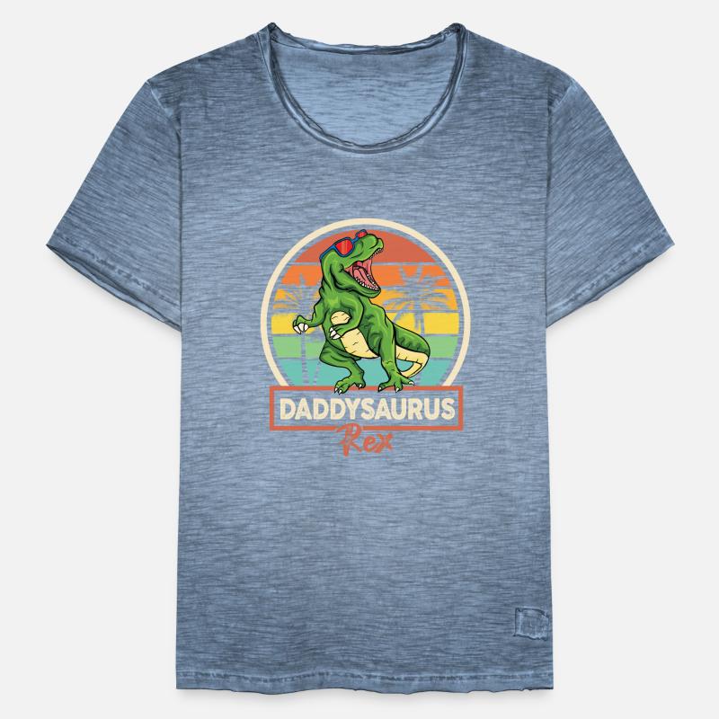 Daddysaurus Rex Men's Vintage T-Shirt