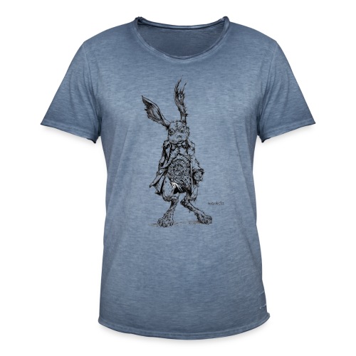 The Late White Rabbit - Men's Vintage T-Shirt