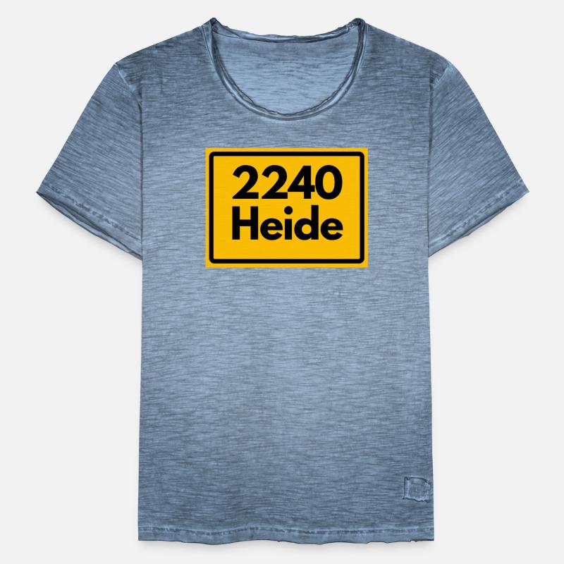 OLD POSTCODE POSTCODE RETRO 2240 HEIDE MARSHENLAND Men's Vintage T-Shirt