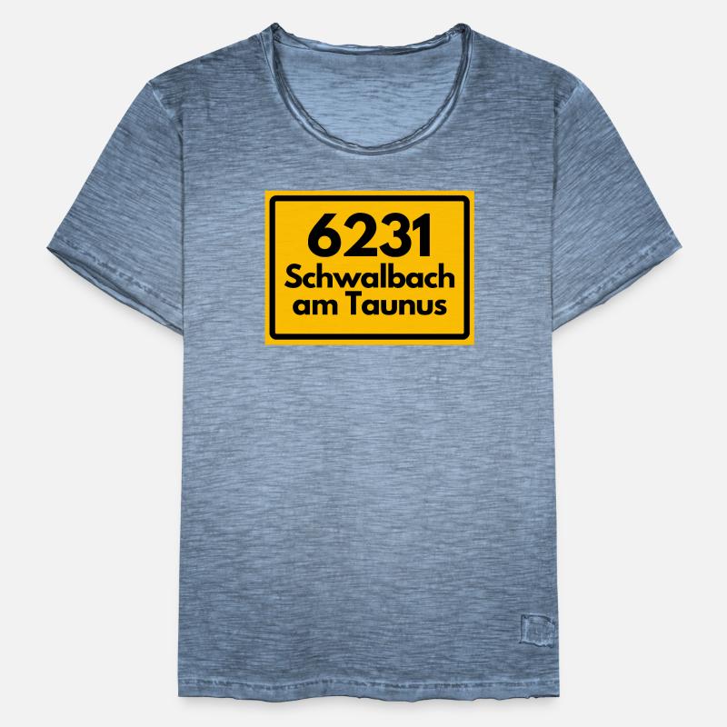 OLD POSTCODE ZIP CODE 6231 SCHWALBACH AM TAUNUS Men's Vintage T-Shirt