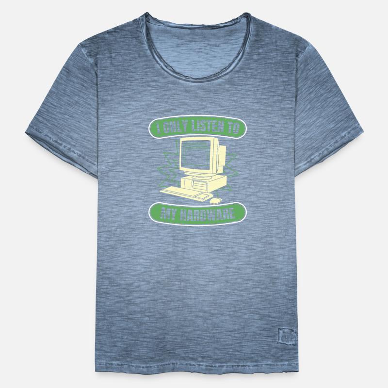 Entwickler Coder Programmierer Hardware Männer Vintage T-Shirt