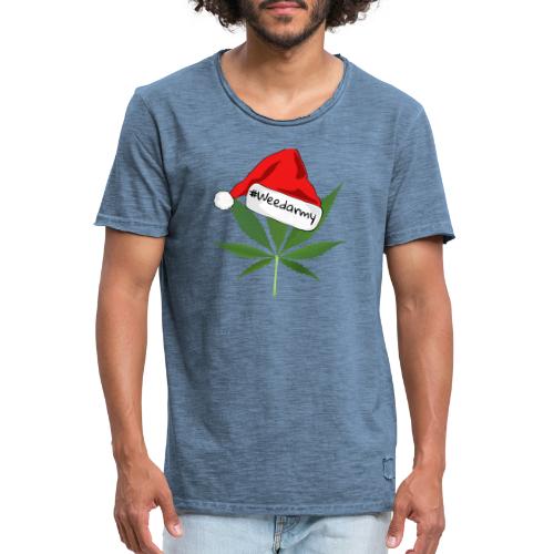 Weedarmy Weihnachtshanf - Männer Vintage T-Shirt