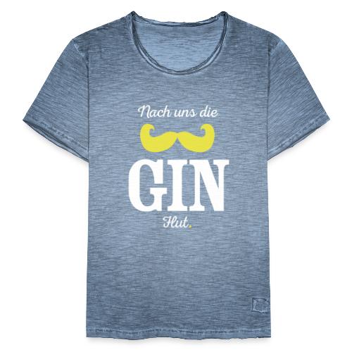 Nach uns die Gin-Flut - Männer Vintage T-Shirt