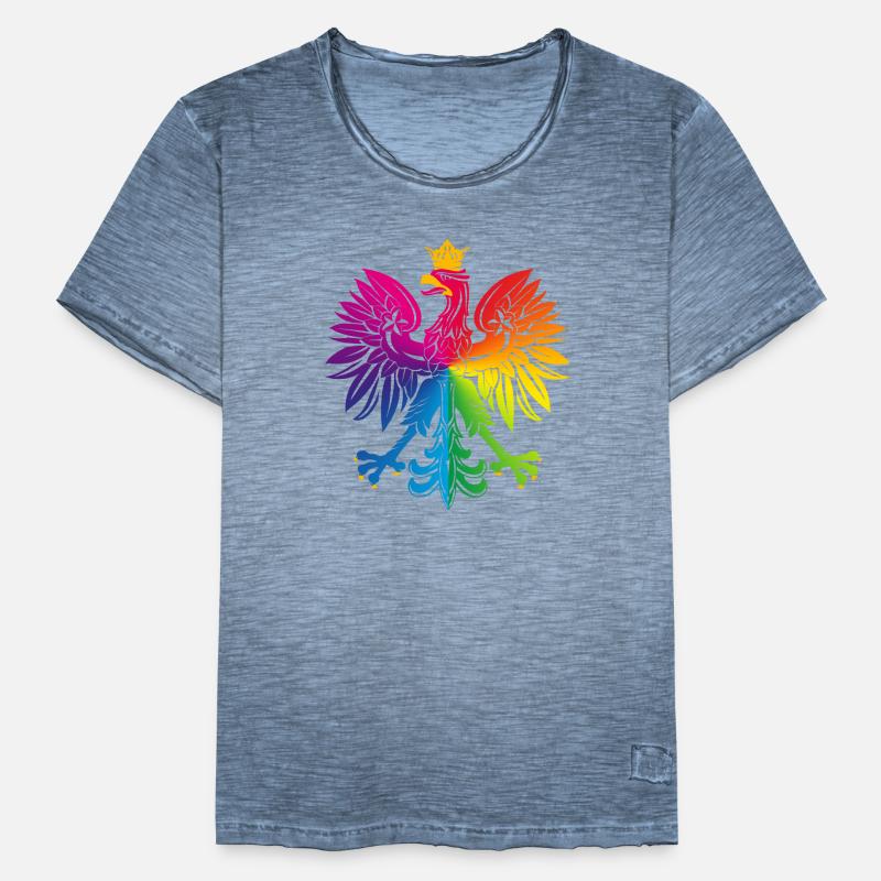 Rainbow eagle 2 Men's Vintage T-Shirt
