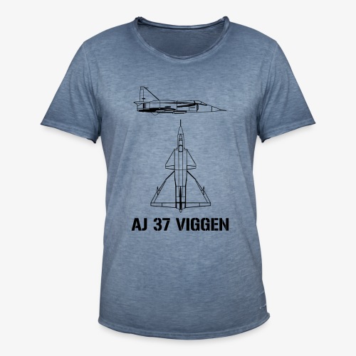AJ 37 VIGGEN - Vintage-T-shirt herr