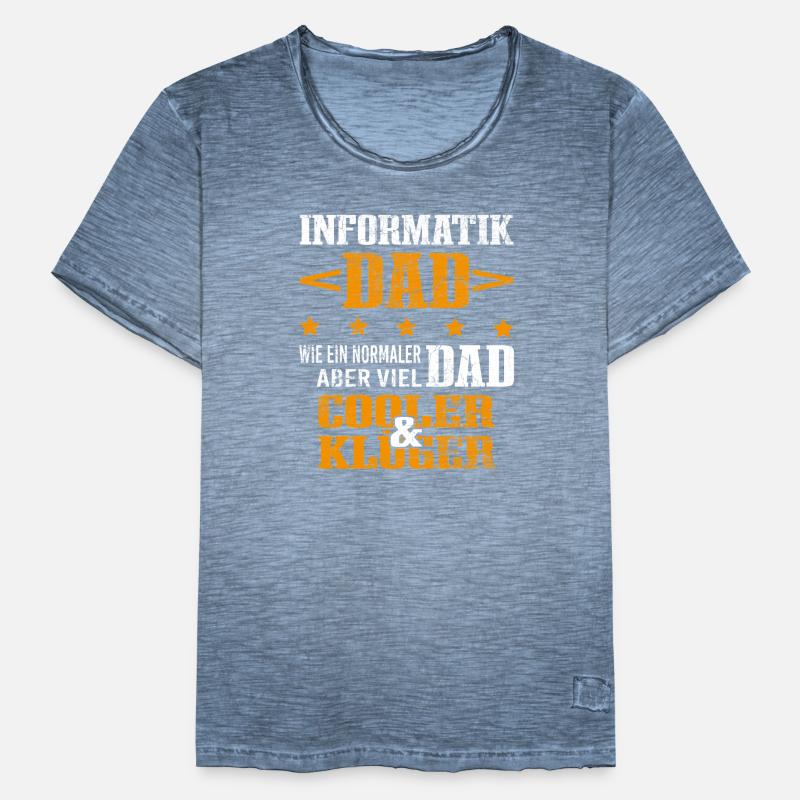 Informatiker Vater Programmierer Technik-Nerd Männer Vintage T-Shirt