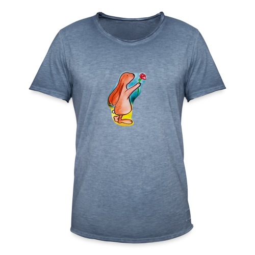 konijn - Mannen Vintage T-shirt