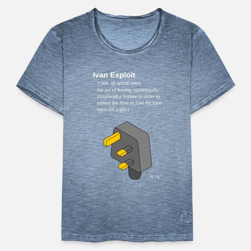 Ivan Exploit - 3D CAD Speedmodeling - UK version Men's Vintage T-Shirt