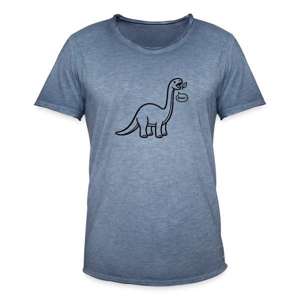 Eats a Leaf — Men's Vintage T-Shirt
