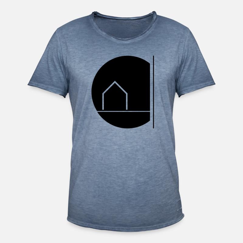 PulliFront Manufaktur - Männer Vintage T-Shirt - Vintage Denim