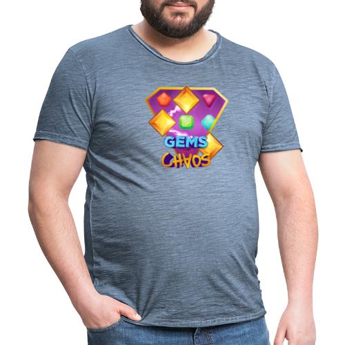 Gems&Chaos - Männer Vintage T-Shirt