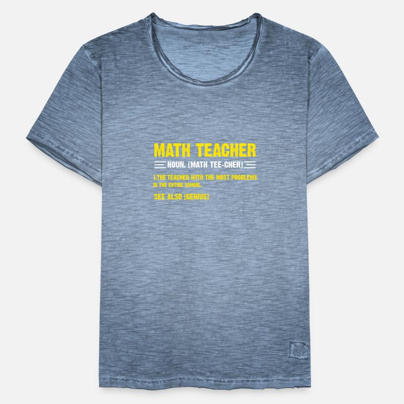 Funny Math Gift Mathelehrer Substantiv. [Mathe Tee Cher Männer Vintage T-Shirt