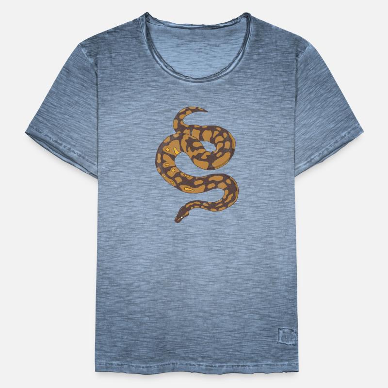 Ball Python Männer Vintage T-Shirt